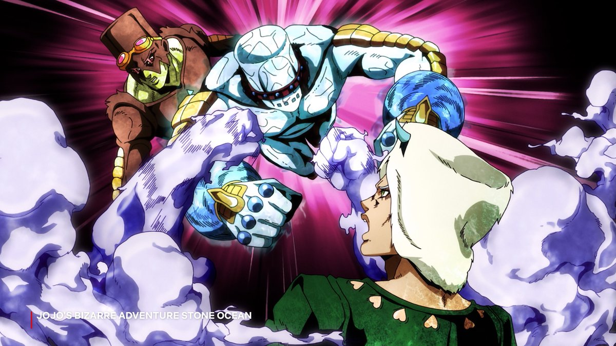Netflix Anime on X: Check out this compilation of some of the most iconic  stands from JoJo's Bizarre Adventure STONE OCEAN! 📺:   #jojo_anime #stoneocean #StoneOceanAnime  #NetflixAnime  / X