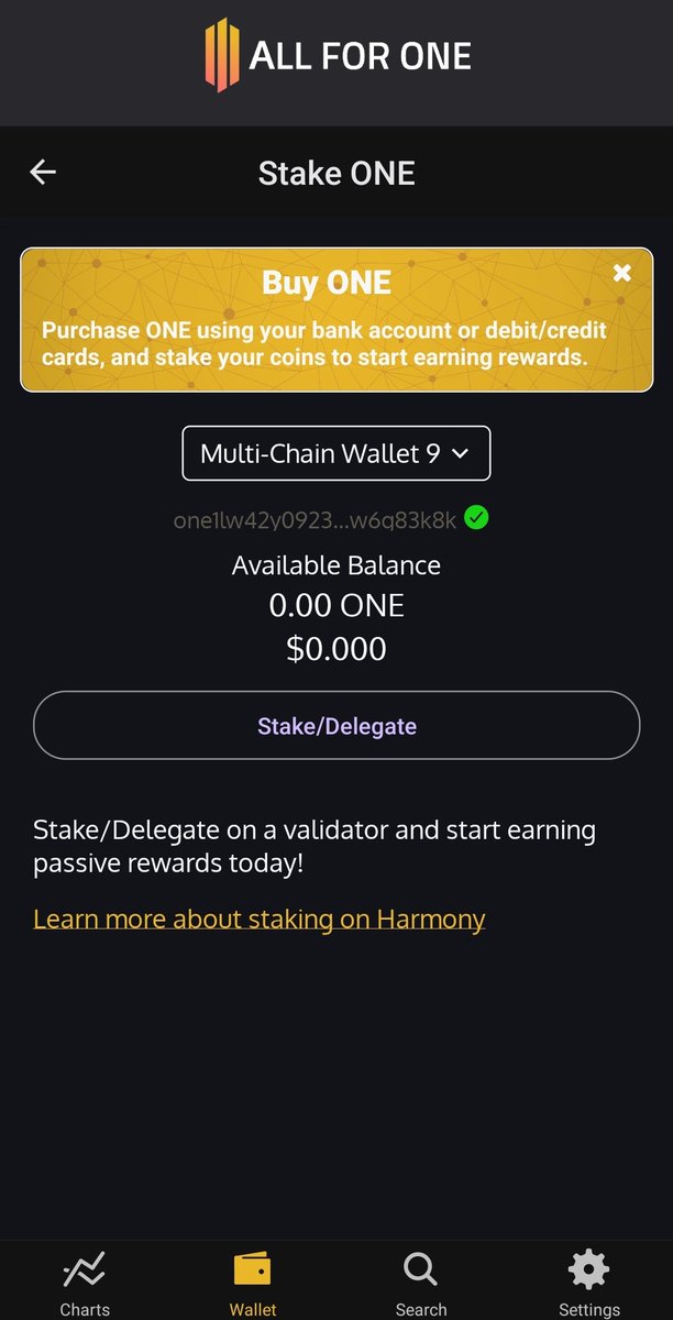 CryptoCarc's tweet photo. Hey @harmonyprotocol @kratos_harmony @Fortune__ONE @ussharmony @HarmonyVillains @DaoHarmony @HarmonyOneDaily @harmony_coin @logandetty @GlobeyNFT @ethanfr @binance @cz_binance, look what we did at @AppAllForOne 👀 

In-App #Harmony $ONE #Validator #Staking #ComingSoon https://t.co/NGxtjHM5dZ