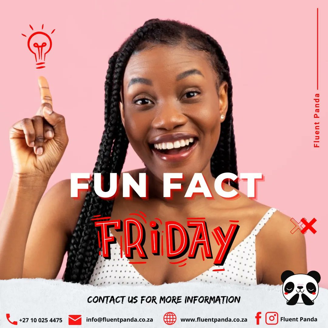 FluentPanda_'s tweet photo. This is a fun fact that brings a smile to our faces…

With its abundance of happy words, Spanish is rated as the happiest language in the world. Time for some Rosetta Stone!

Do you want to learn the worlds happiest language?

#fluentpanda #funfactfriday #spanish #happy https://t.co/2HEG4MiKqb