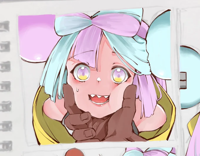 ナンジャモ かわいく描けた 