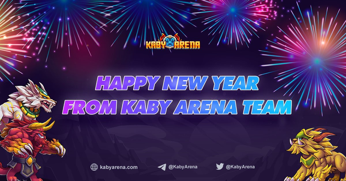 🎉 New Year 2023 Login Rewards  🎉

Dear Kabicians, it has been a rough year 2022. To kick-start the year of 2023,  presents for every players who login between 1st - 7th of January. 

🎁 7000 shards (non tradable)
🎁 5 Five-stars heroes (non NFT)

#KabyArena