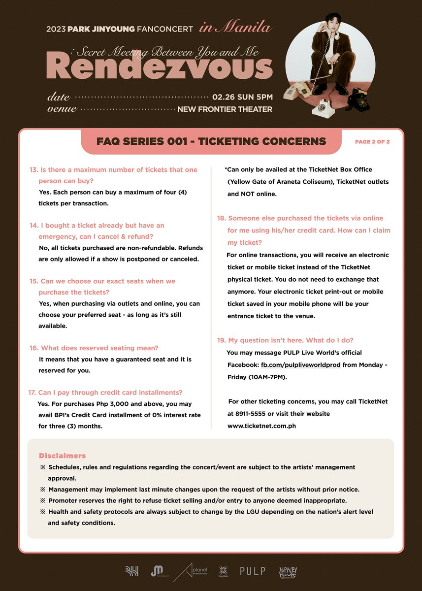 pulpliveworld's tweet photo. We know you all can’t wait to grab tickets to #PARKJINYOUNGinMNL2023. But before ticketing day, let’s make sure you’ve got all your bases covered so we can make this as smooth as Jinyoung’s acting and singing skills 😉

We’ve prepared these guides just for you. https://t.co/8Zu2ehM1XC