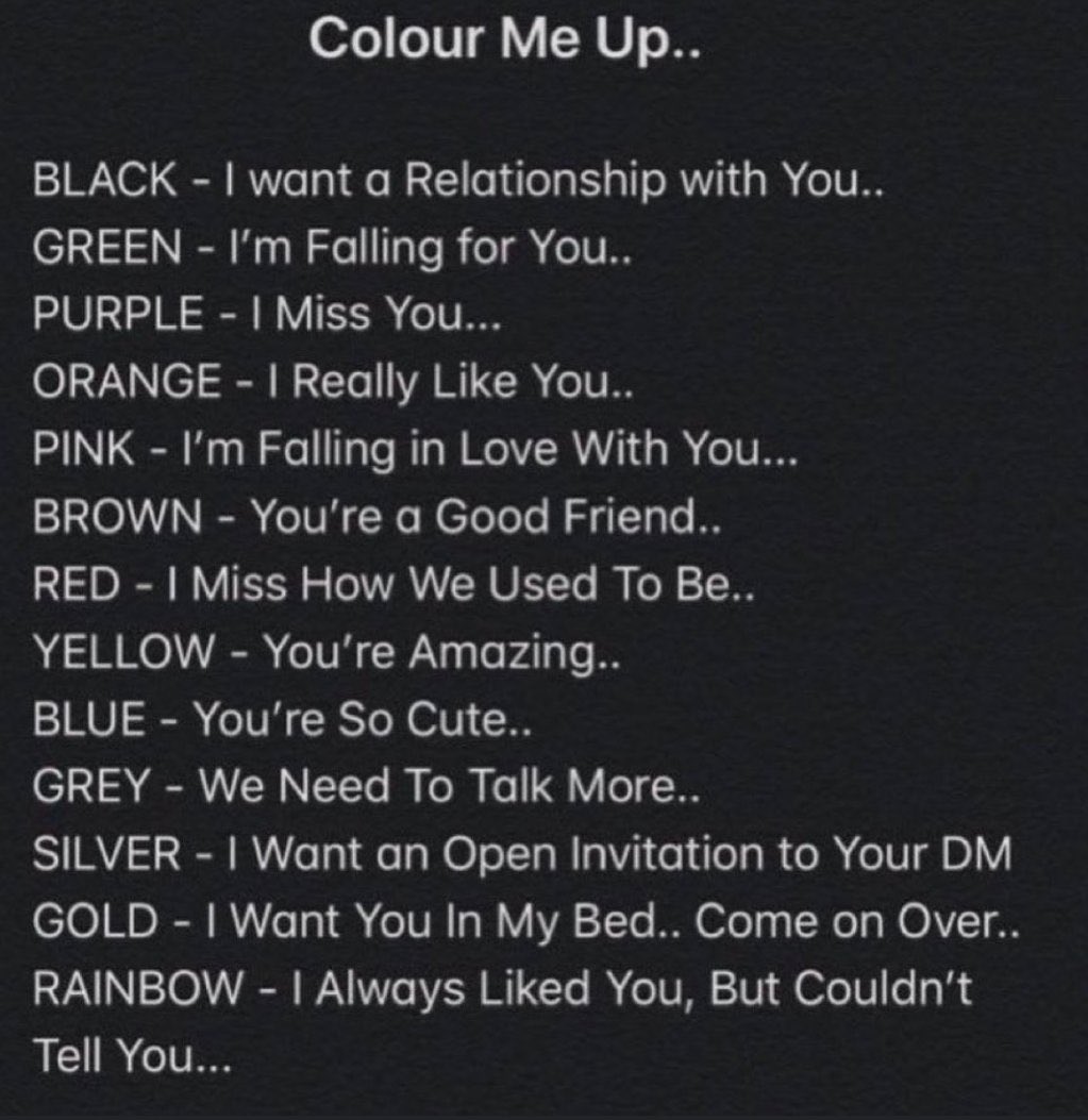 #DMGame send a number with your colors #Stolen