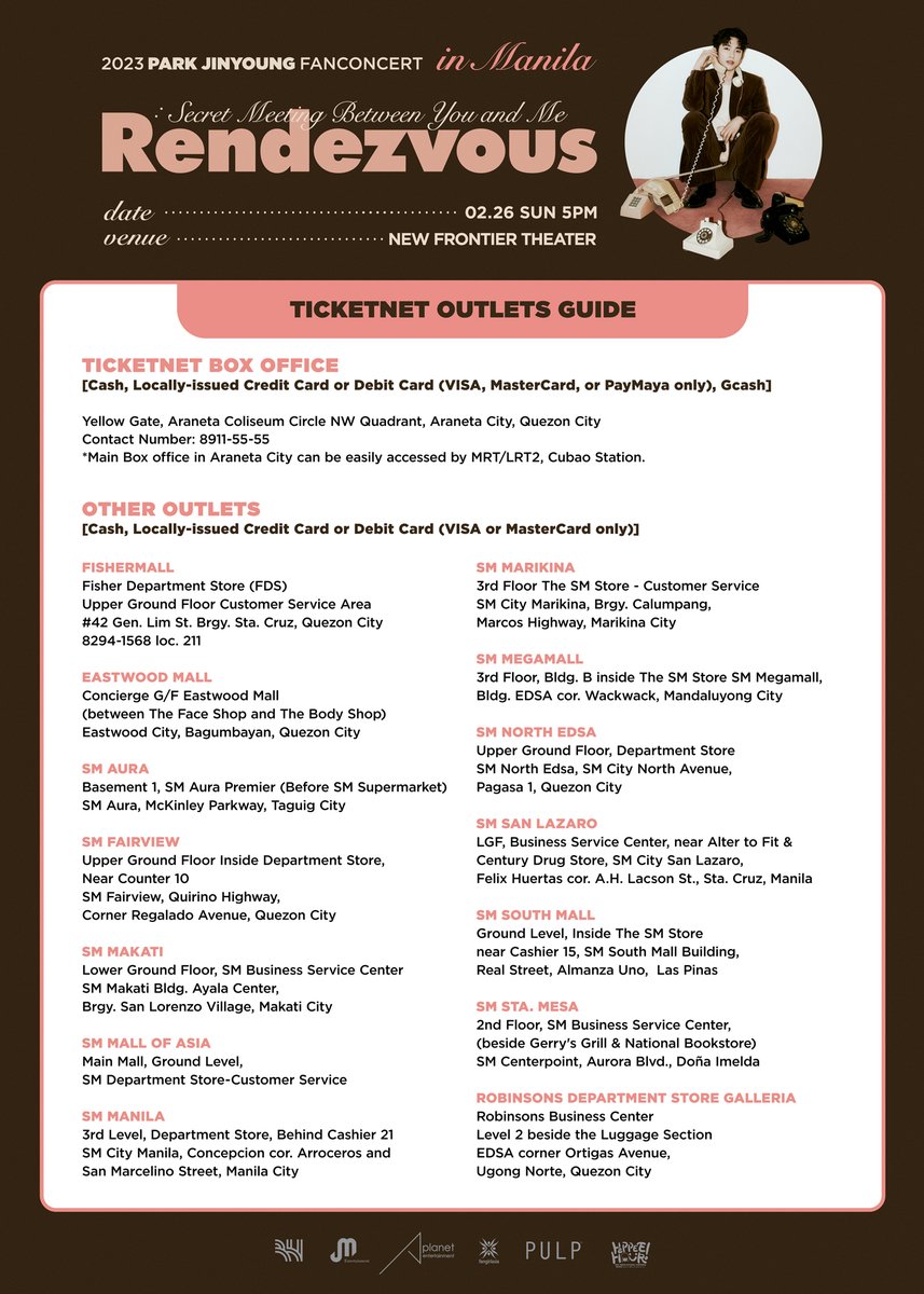 pulpliveworld's tweet photo. Make sure to read and understand the guides before #PARKJINYOUNGinMNL2023 ticketing day this January 8, 12NN, via @TicketNetPH outlets and https://t.co/BhniORLV5T. https://t.co/3V5XssGADo