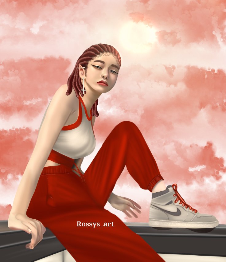 Rosemaryuc1's tweet photo. First art of 2023.

#2023NewYear will be fun filled
#explorepage #podcastlife #instaart #redhead #NFTartwork https://t.co/bwZEPMBfy2