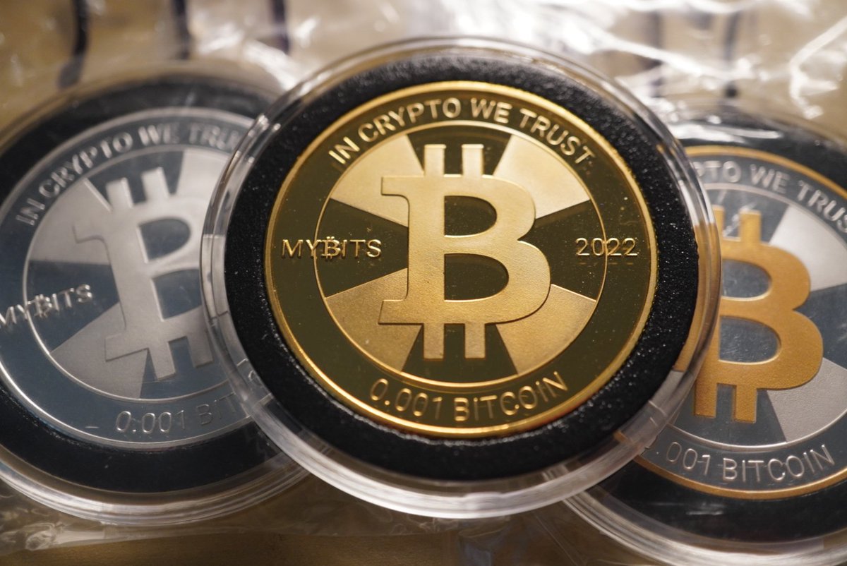 #MyBits physical ₿ by MrMojoRising26
Excellent work🫡
0.01 ₿ 1oz Silver Gilt coins now on sale at btct collectibles