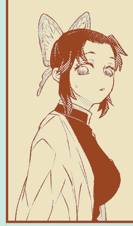 胡蝶しのぶ 「目開けてるさん初めて描いた気がする 」|あーちゃーのイラスト