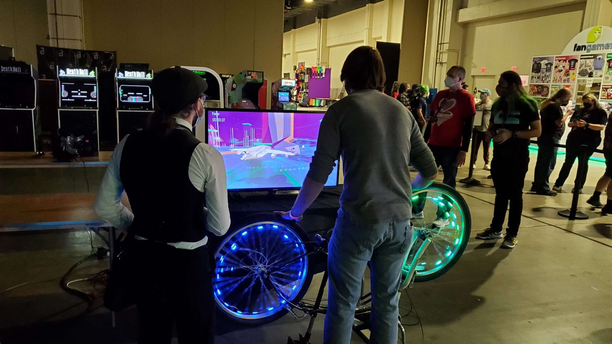 My stupid bicycle game at MAGfest