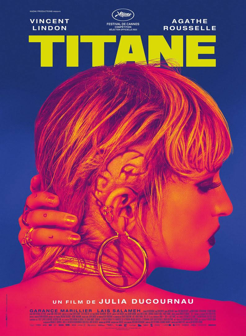 #Bonjour à tous et à toutes 😉😉

#SéanceCinéma en #BluRay 

#JeRegarde :
#Titane (2021)
#PalmeDOr à #Cannes2021
Film de #JuliaDucournau
Avec #AgatheRousselle, #VincentLindon ,...

Interdit aux moins de 16 ans