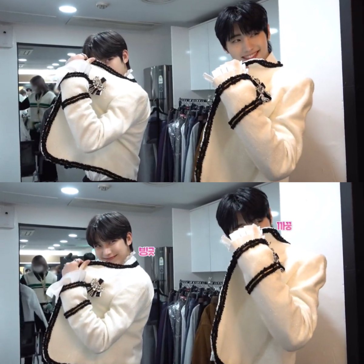 uswerunknown's tweet photo. what he sees/hears, he copies (sunsun ver.) 

— a thread https://t.co/AGnSWPug4A