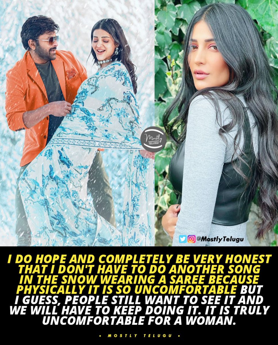 Shruti Haasan calls Waltair Veerayya's Sridevi Chiranjeevi song an uncomfortable filming experience 😱🥶

🍿 @MostlyTelugu #ShrutiHassan
#Chiranjeevi #WaltairVeerayya #SriDevi #SrideviChiranjeevi