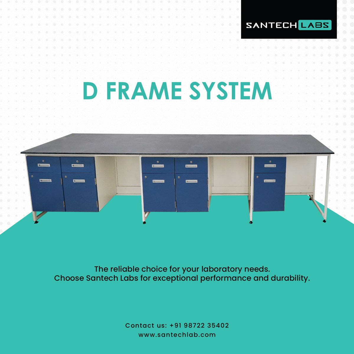 santechlabs's tweet image. Don&apos;t let your experiments be held back by inferior equipment - upgrade to #Santech Labs&apos; D frame system! Our high-quality #Dframesystem is perfect for various laboratory applications.
.
santechlab.com/product/d-fram…
.
#labdesign #labsetup #laboratorysetup #labsfurniture  #santechlabs