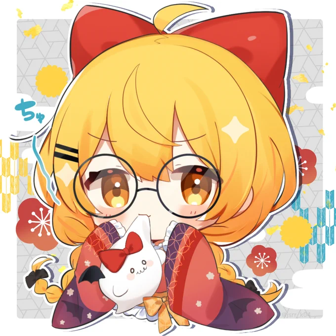 かぷっ!もちっ～～～～ #メルArt 