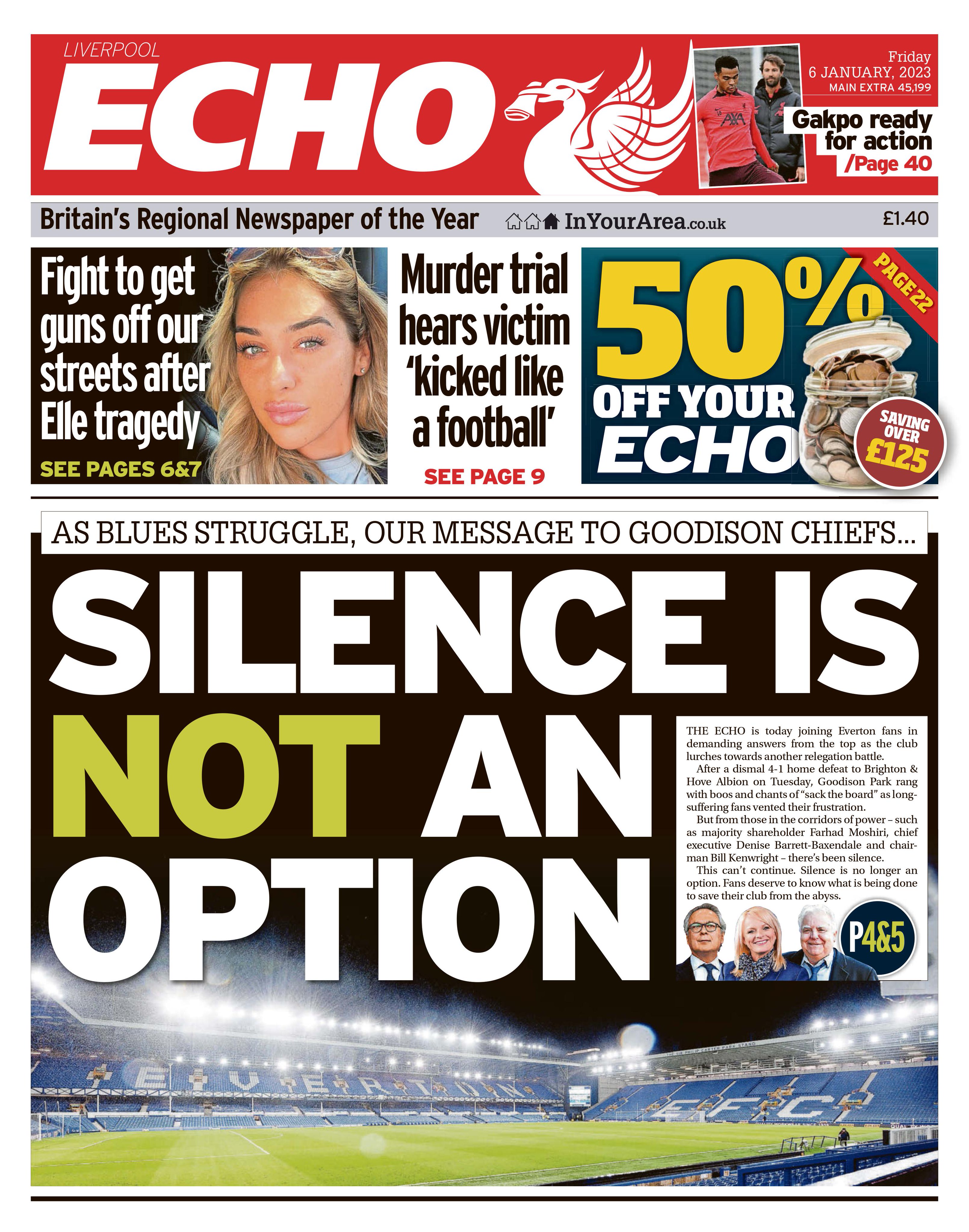 Everton newspaper deals