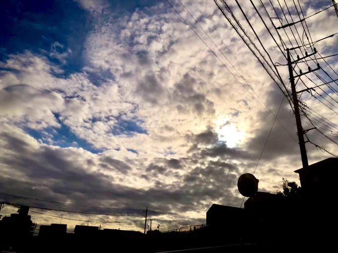 今日の雲 