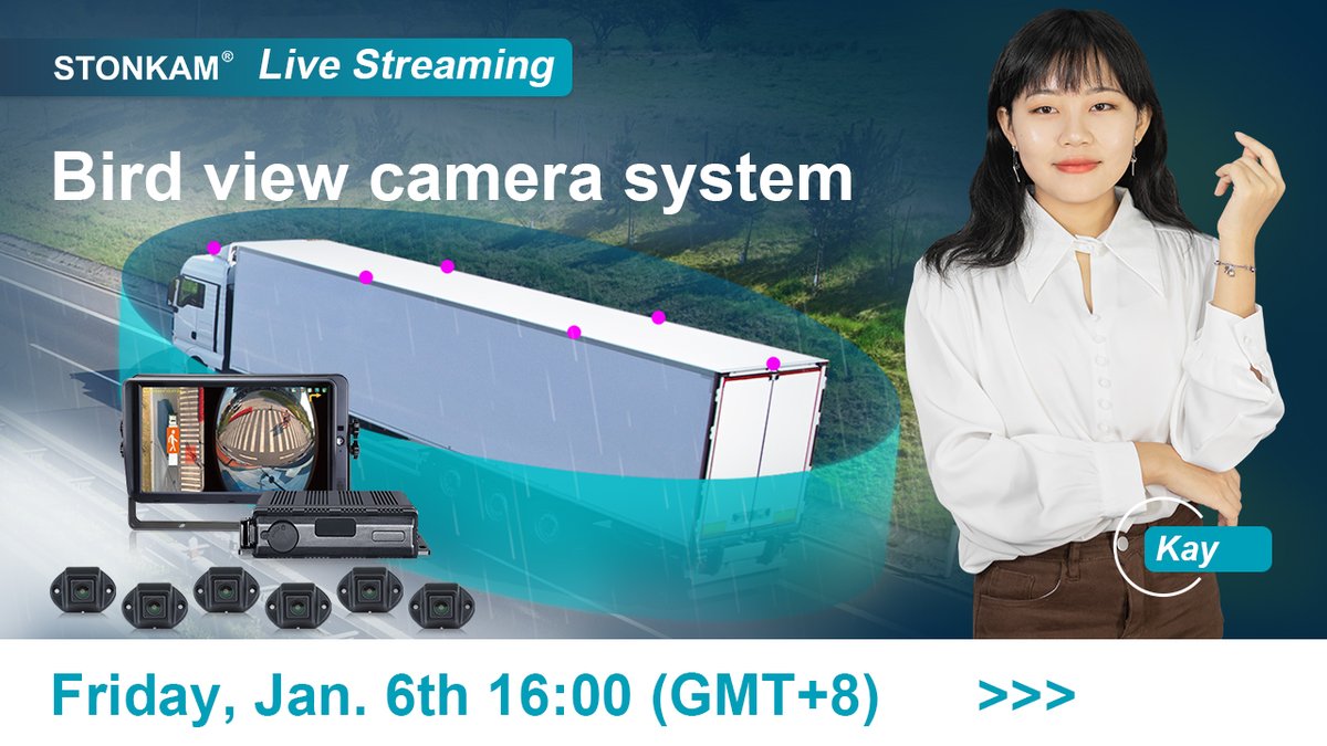 stonkam1's tweet image. 【Live】Our anchor Kay is ready to show you the 360 around view system! The live broadcast starts on time at 4. p.m.(GMT+8), don&apos;t miss it~
Live time: Jan. 6th, 2023 16:00(GMT+8)
Live link:alibaba.com/live/3d-intell…
#STONKAM  #360AroundView #360PanoramicSystem #VehicleSafety