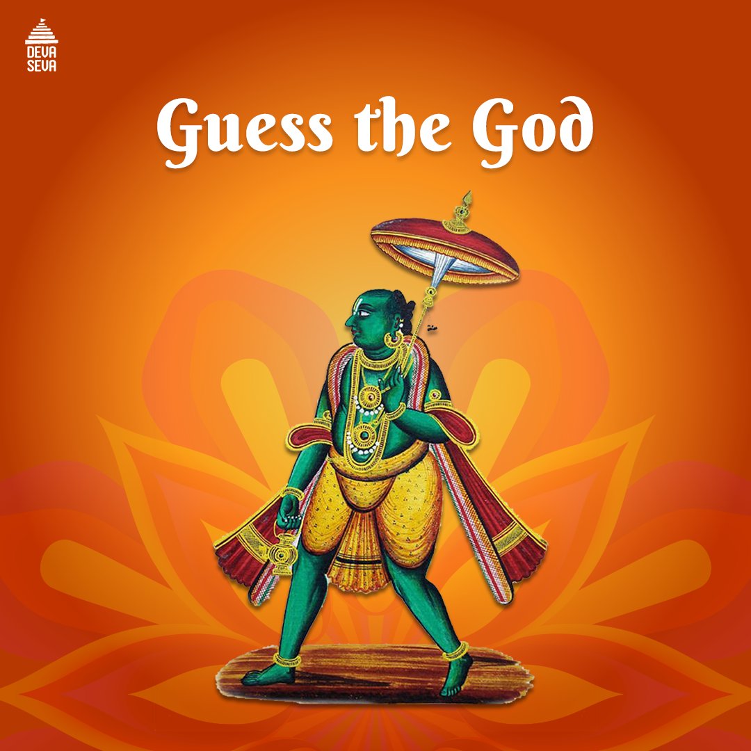Devasevaonline's tweet photo. Comment the right answer.
#guessthegod #QUIZTIME #quiz #guesswho #GodMorningFriday #Devaseva @Devasevaonline https://t.co/naykWflaip