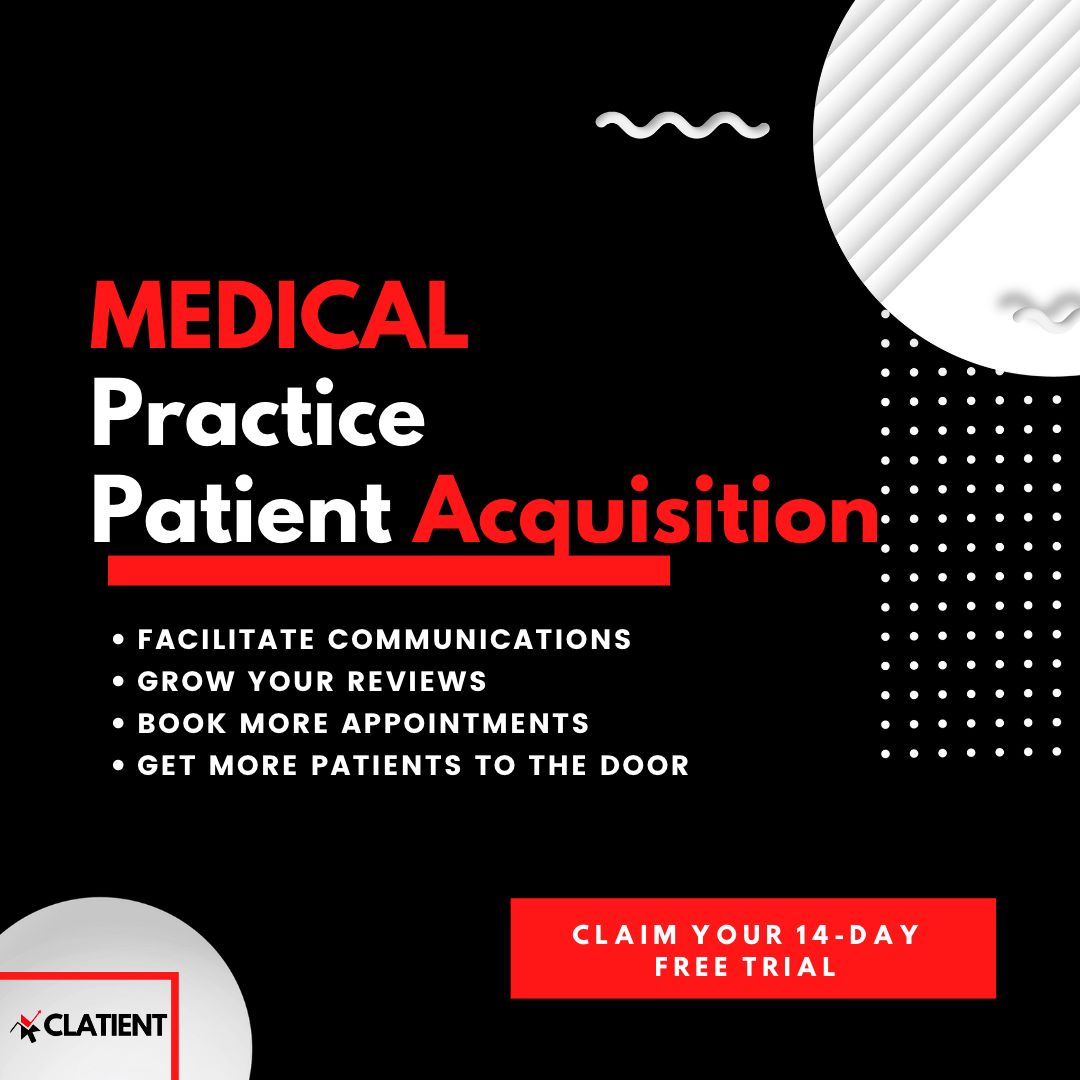 Want Your Medical Practice to get Found Online???

Let previews Patients Do the Work for you!

Boost Your reviews and Make Communication as seamless as possible

#medicalpractice #medicalmarketing #patientacquisition #clatientsoftware #medicalcrm #vetmarketing #medicalspas
