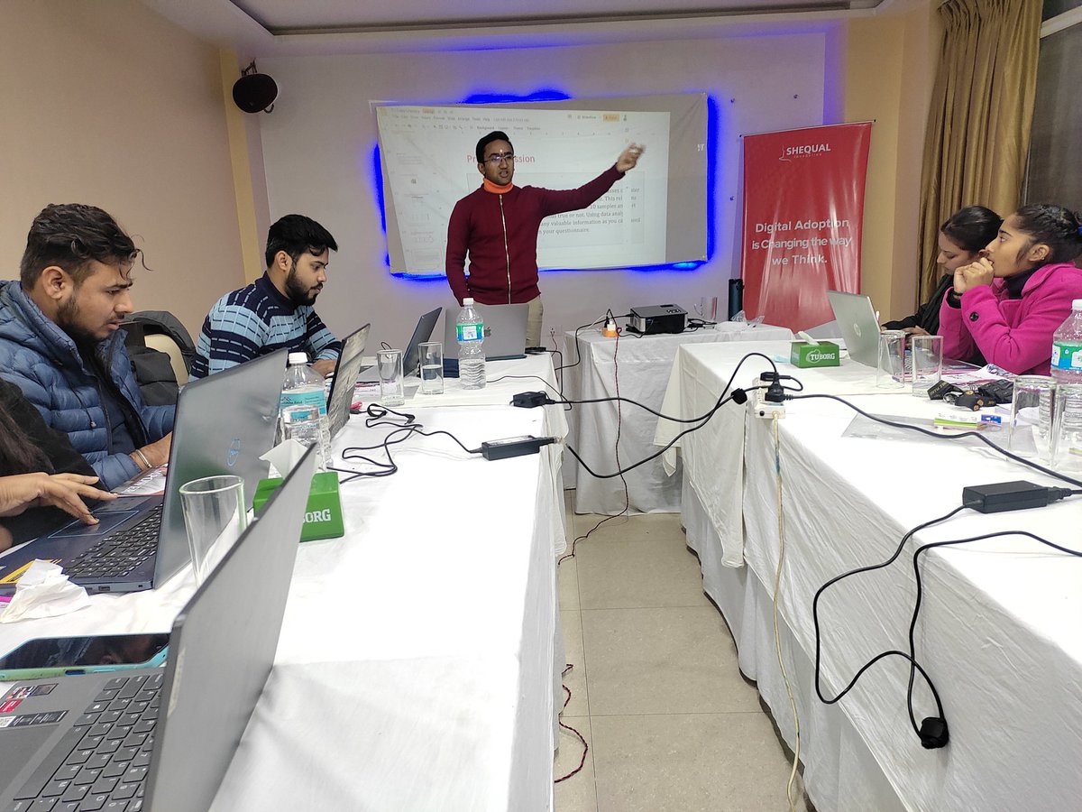 shequal_org's tweet photo. DAY 4 OF DATA AND DIGITAL LITERACY
 As we reached to the mid of the Secession.
The Running program is Practical Secession and students were participating and presenting their Practical works!
Organized by SHEQUAL FOUNDATION!
@Asia_Foundation @UKinNepal @D4D_Nepal @devinitorg https://t.co/GPecMJsWXw