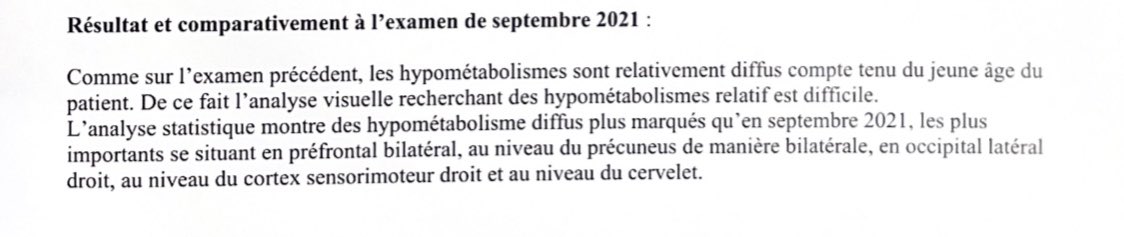 #CovidLong #Covidtrestreslong #neurocovid #longcovid #petscan 
Plus de 2 ans maintenant pour ce patient et franche majoration de la symptomatologie clinique et en imagerie… 😓 #lacovidcestunegrippemoncul 
Nous sous-estimons évidemment le / les désastre(s) #Covid à venir.