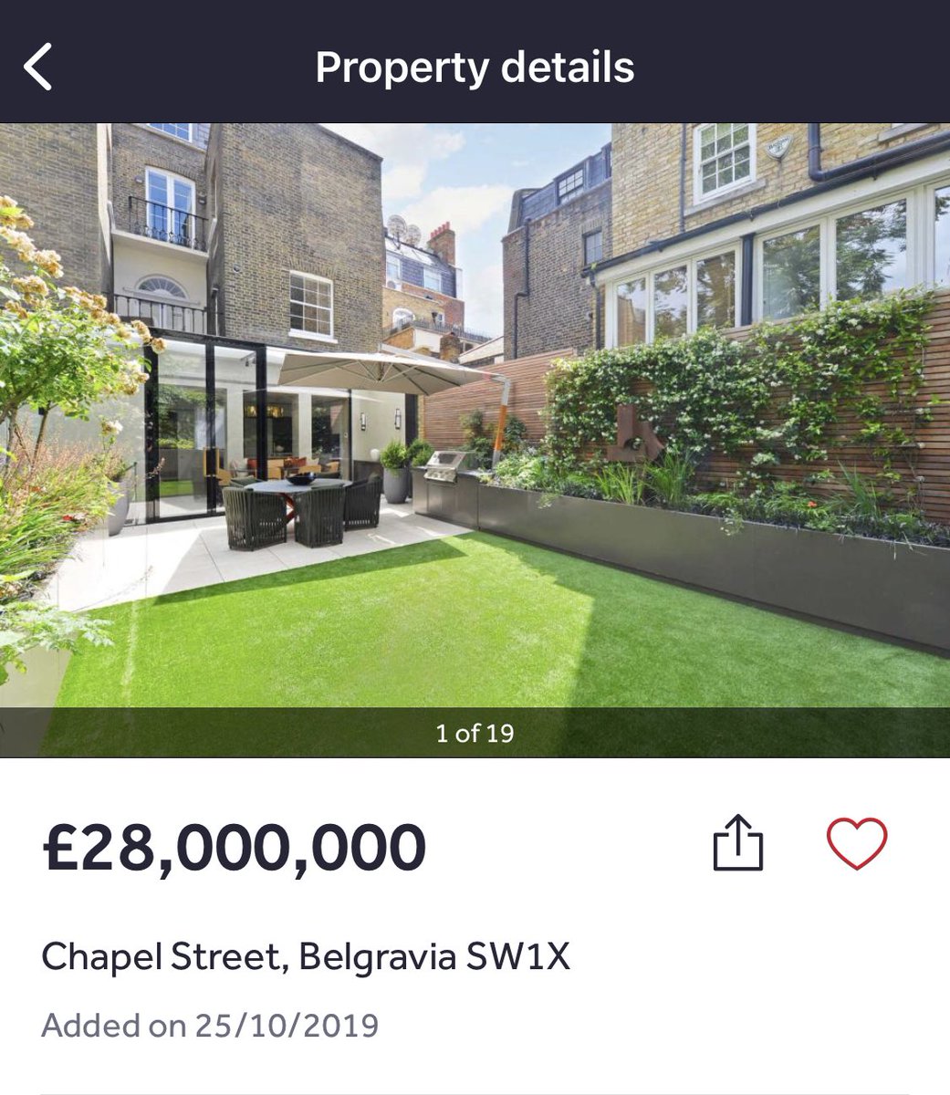 andrewellson's tweet photo. Britain’s council tax system is so warped that this £28 million townhouse in Belgravia pays less than this £240k terrace in Rutland 😱 https://t.co/9U6Kds35AB