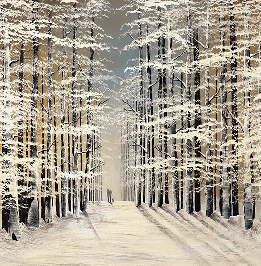 Wishing you all a happy, healthy and joy filled new year 🎉 What finer way to start it than a stroll through Jay Nottingham's crisp winter landscape? Visit out website to take a closer look at 'Winter Walk' and more: yorkfinearts.co.uk/artist-jay-not… #fineart #winterwood #modernart
