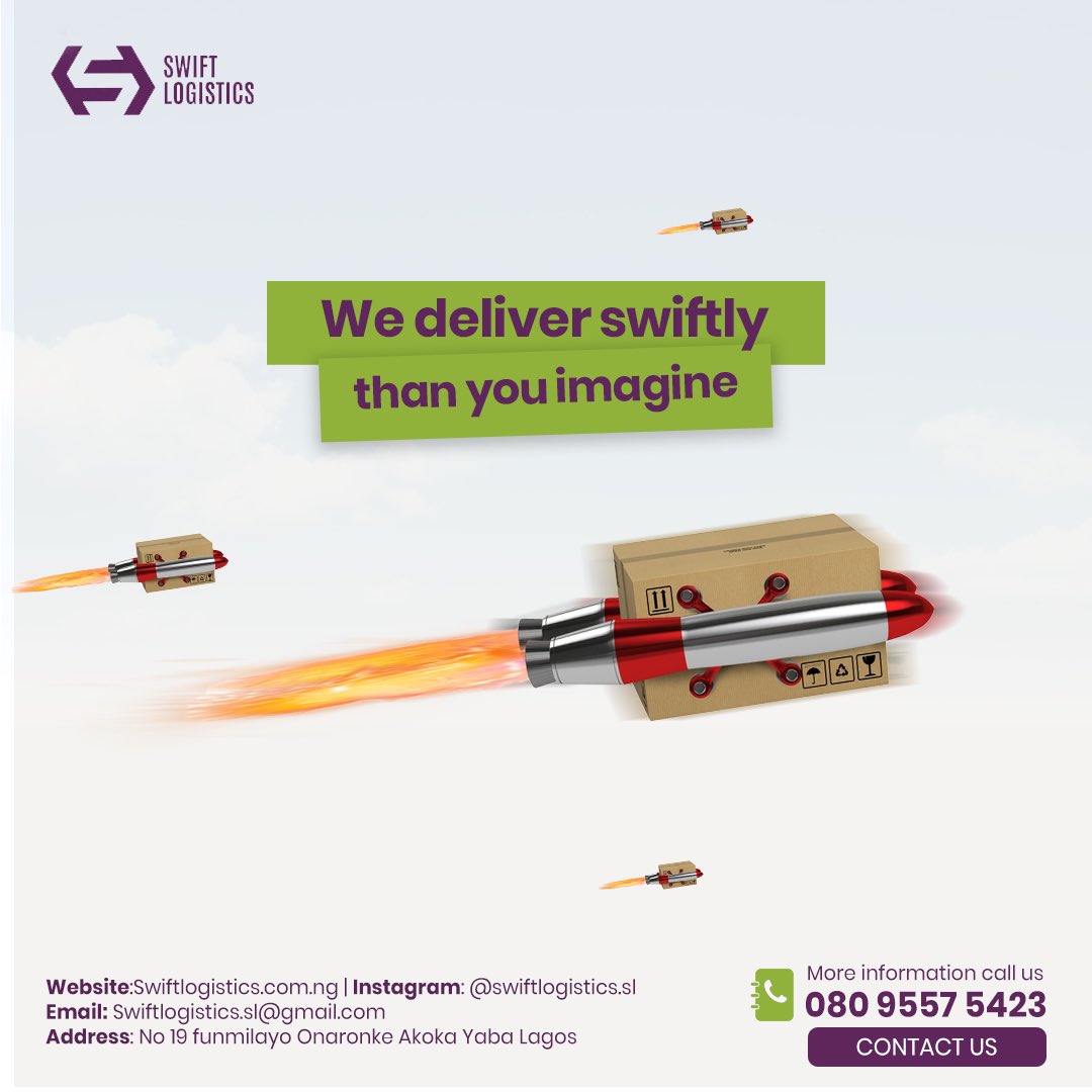 Ask around 🤩 you can always trust us to deliver swiftly.  #lagos #swiftdelivery