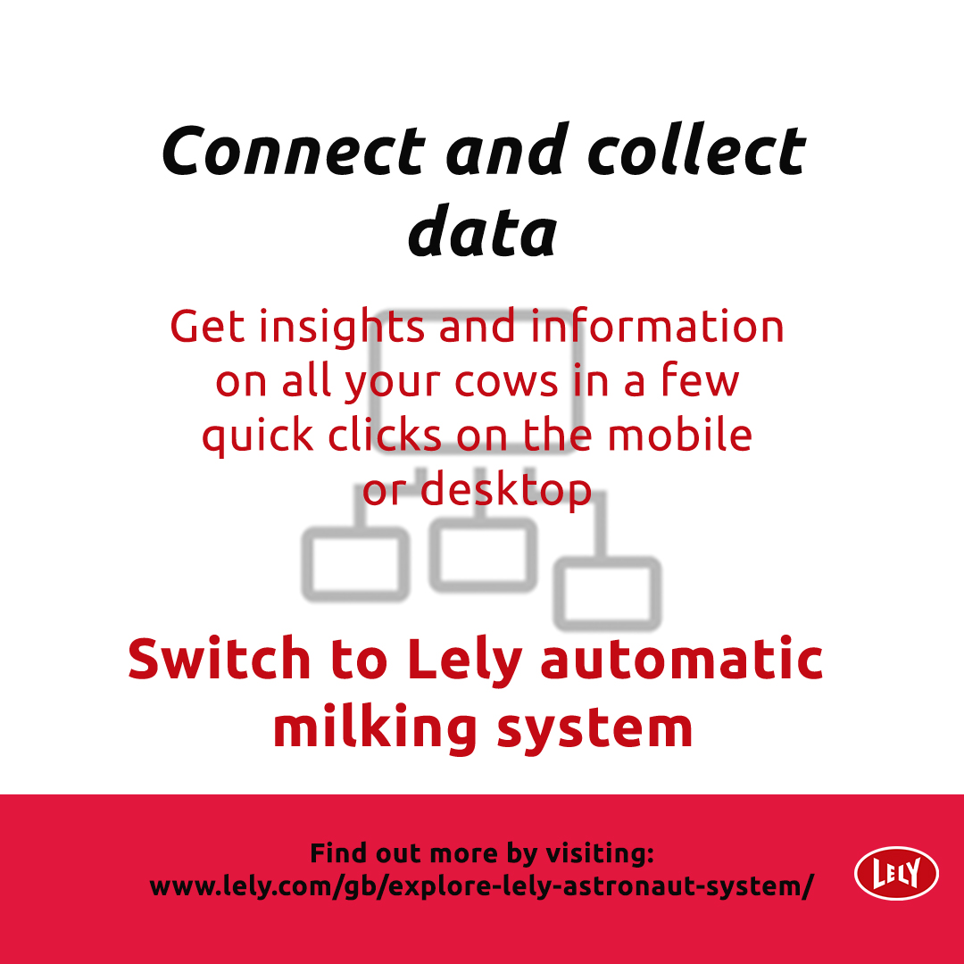 LelyAtlantic's tweet image. Get insights and information on all your cows in a few quick clicks on the mobile or desktop. Just one benefit that a #switchtoautomation makes possible. 

For more information and resources on #lelyastronaut visit lely.com/gb/explore-lel… 

#milkingrobot
