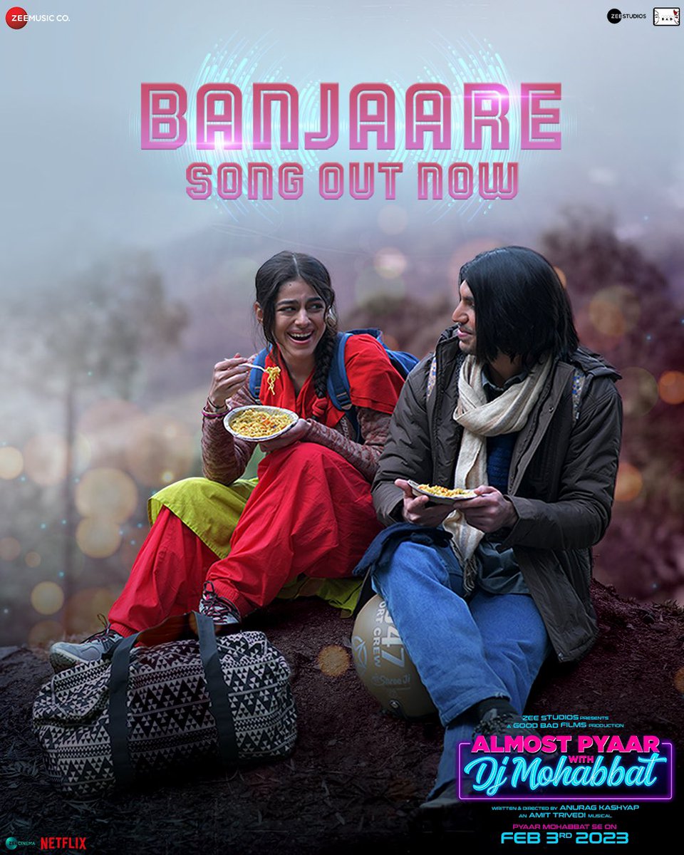 suyashpachauri's tweet photo. Ek ladka hai…ek ladki hai…hai pyaar bohot…par kadki hai 🥲
Watch this ladka and ladki ki kahaani in #Banjaare—Full video out now! 😍👇
https://t.co/3AmM6fzWiw
#AlmostPyaarWithDJMohabbat
#BanjaareOutTomorrow
@itsamittrivedi @koo_ba_koo @nikhitagandhiofficial https://t.co/MvOeC2I96p