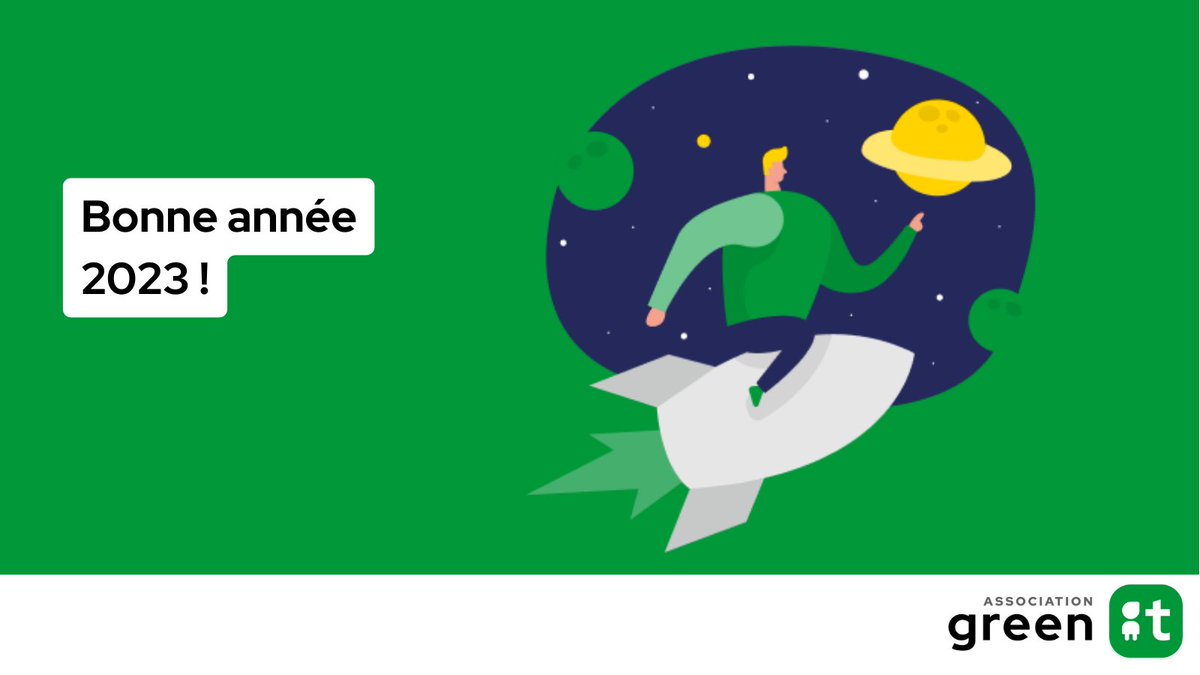 ✨ Toute l’équipe de GreenIT vous souhaite une très belle année 2023.