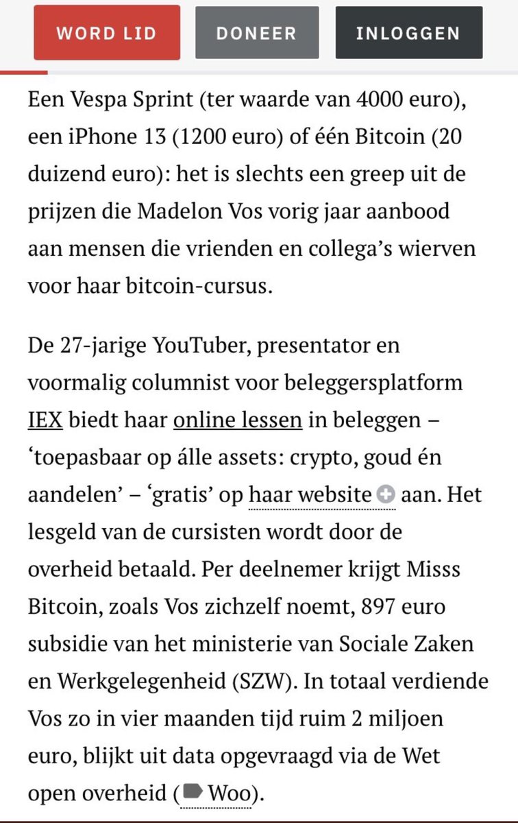 JDB_trading's tweet photo. 2 miljoen euro in 4 maanden mensen!
Madelon Vos harkt schaamteloos belastingcenten binnen met een bullshit cursus. Hoe is dit mogelijk 😂 https://t.co/GyPKc0iz5w