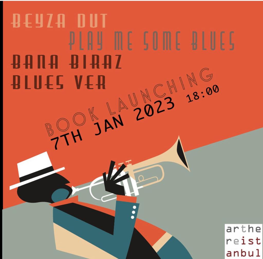 ElipsKitap's tweet photo. Yazarımız Beyza Dut, yarın saat 18.00'de Arthere İstanbul'da "Bana Biraz Blues Ver" kitabı üzerine bir sunum gerçekleştirecektir. Tüm okurlarımız davetlidir! @arthereistanbul 

#banabirazbluesver #playmesomeblues #beyzadut #arthere #elipskitap #blues https://t.co/YaExKbd36r