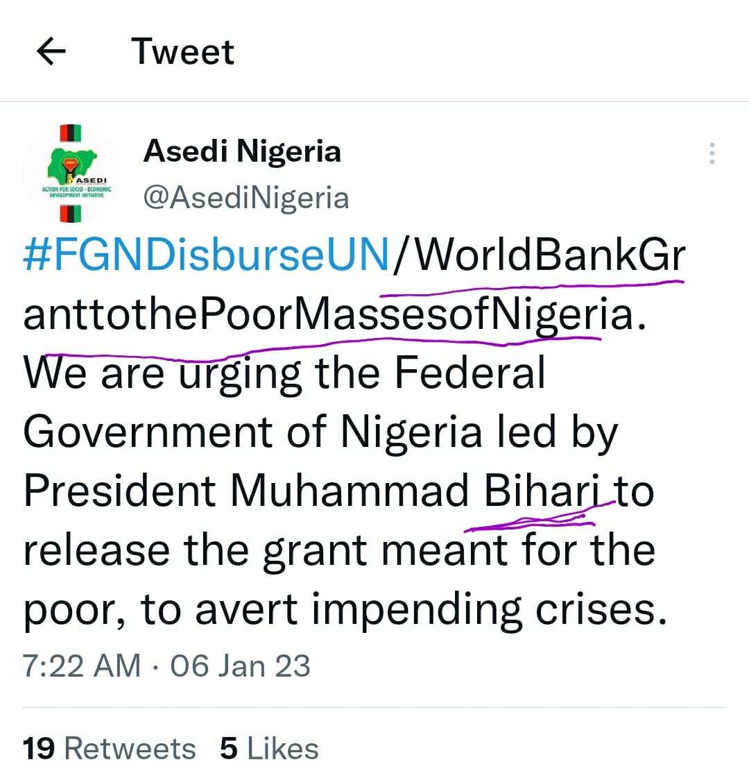 Kindly note: do not put a / in your hashtags and also spell the president name correctly. Thank You