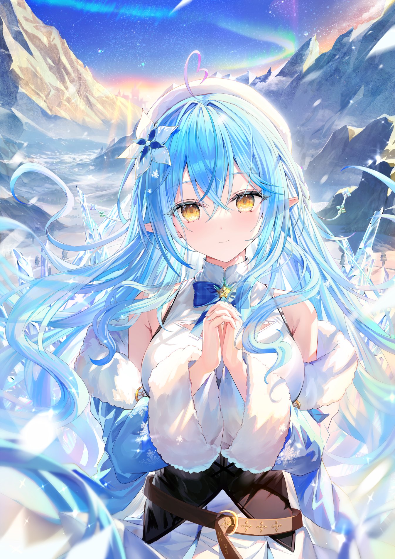 デパート 送料無料 リン☆ユウ 雪花ラミィ 特大タペストリー 水着 その他