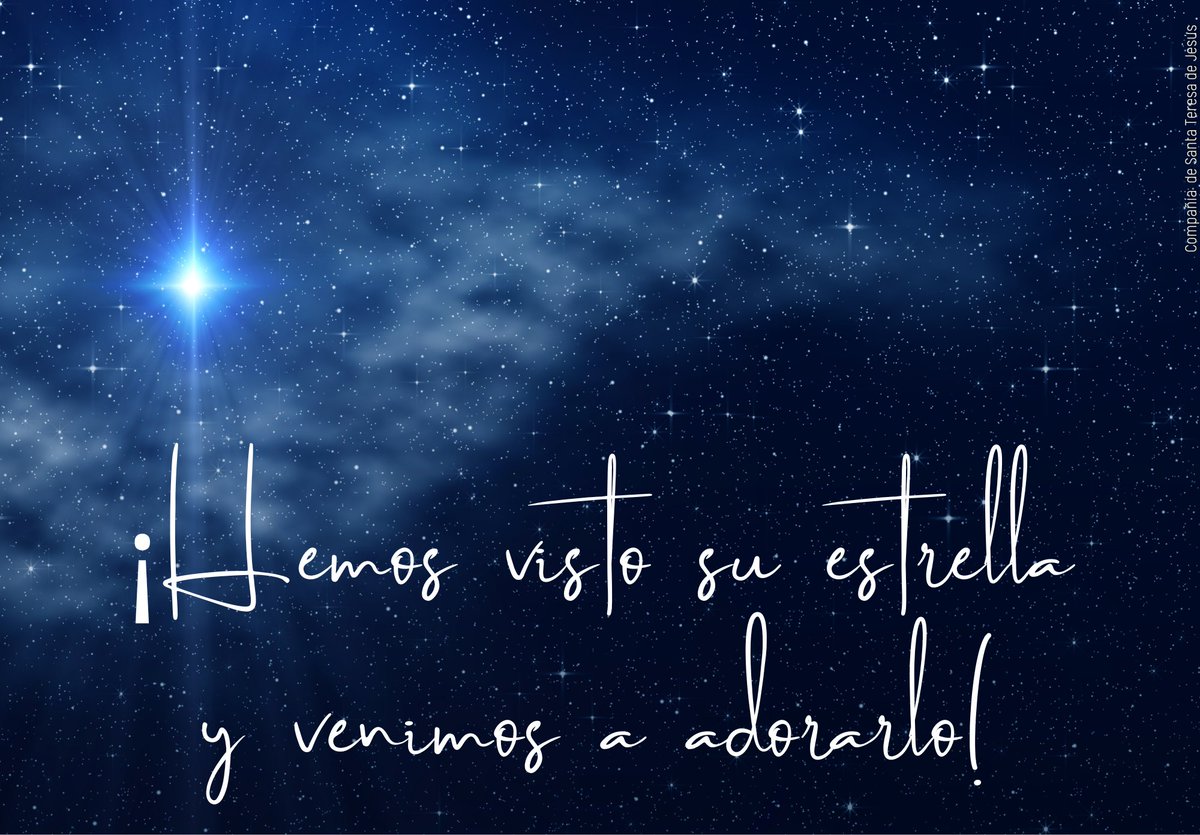 stjteresianas's tweet photo. Que todos los pueblos de la tierra contemplen la ESTRELLA que anuncia la PAZ. #Epifanía #ReyesMagos #Estrella #Paz https://t.co/ZXD7ucalEh