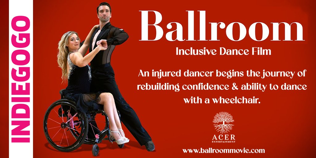 Kickfunding's tweet image. Ballroom - Inclusive Dance Film indiegogo.com/projects/ballr… #indiegogo #crowdfunding #crowdfund #dance #wheelchair #flim #drama #love #romance #femalefounders #ballroom #dancer #musicvideo #ballroomdancer