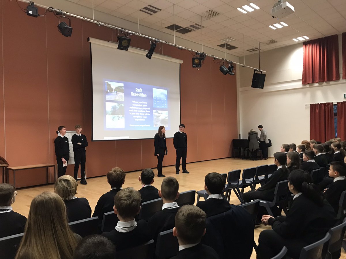 RODS_Transition's tweet image. Today, Year 11 students presented their experiences of the Duke of Edinburgh Award to all 300 Year 7 students today!

An incredibly confident and engaging presentation - we can’t wait to see Year 7s complete the DofE Award in years to come! 

@DofE @Rodillian_DofE @Rodillian_Ac