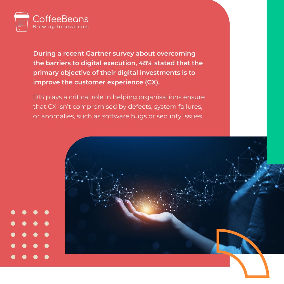 CoffeeBeans_IO's tweet photo. At #CoffeeBeans, our team of process consultants is fully equipped with advanced technologies like #BigData, Machine Learning, among others to implement a robust DIS &amp; mitigate potential risks to create a superior #customerexperience.

Get in touch with us https://t.co/Hw45MRH0IV https://t.co/5wJJlCukkR