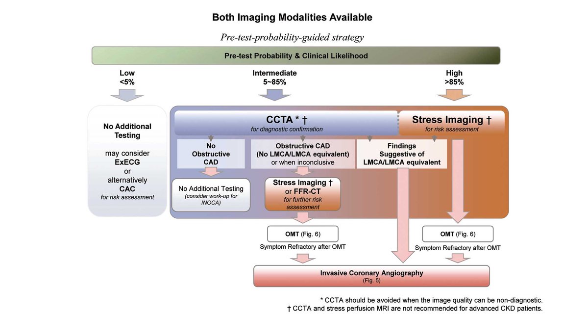 And after Ischemia / Revived, what will be next ESC guidelines on CCS ? To get a clue, just take a look at the new 2022 Japanese guidelines, which give central place to #CCTA and significantly limit invasive coronary angiography