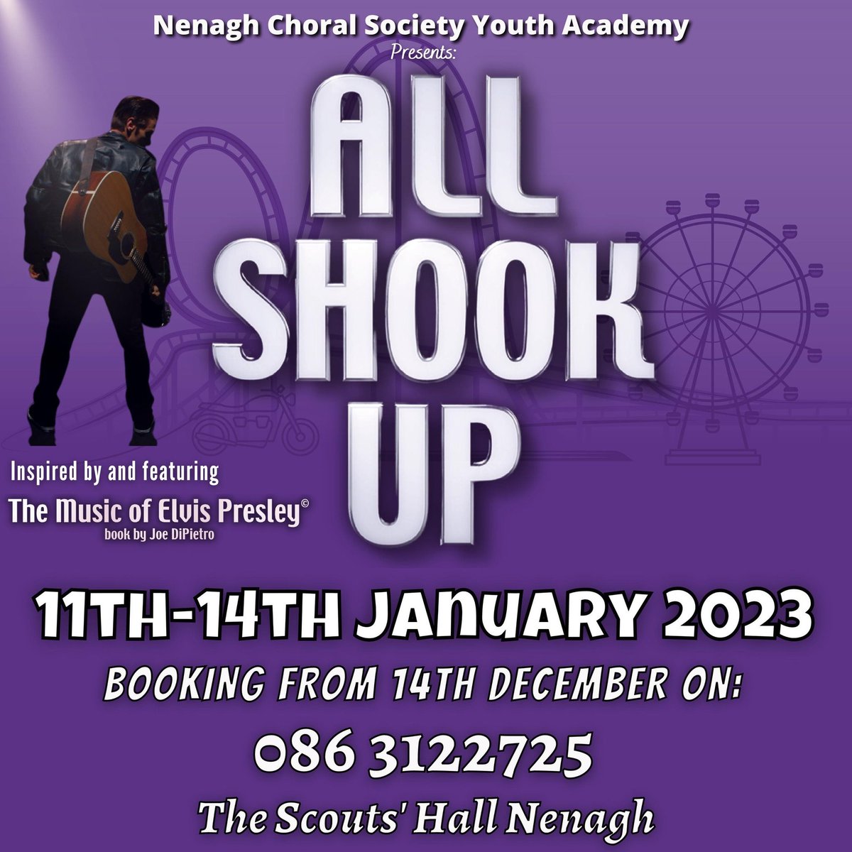aims_pro's tweet image. Best of Luck to Nenagh Choral Society Youth Academy as they move their hips to the stage with All Shook Up which runs from Wednesday 11th to Saturday 14th of January. These roustabouts will want to get everybody into the audience! #followthatdream #everybodyout xx😉