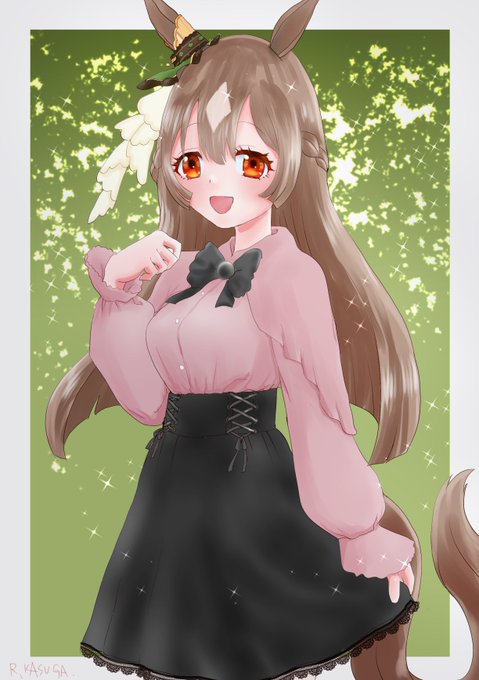 地雷系ダイヤちゃん。
#ウマ娘プリティーダービー
#サトノダイヤモンド 