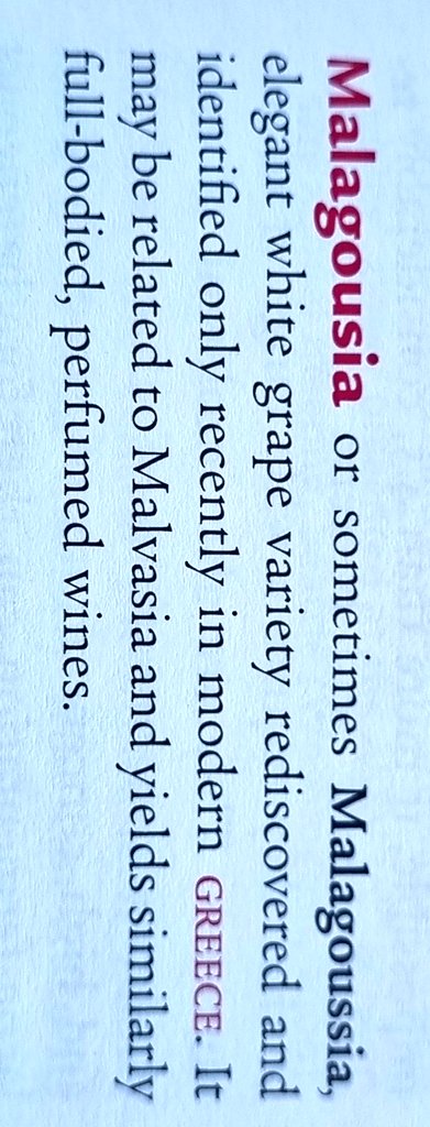 DPortoCarras's tweet photo. Reading what @JancisRobinson writes at her Oxford Companion to Wine about some of our main White varieties grown in our Historic Vineyard since 60s #Malagouzia #AssyrticoMainland #Athiri https://t.co/gnrLPSsPTw