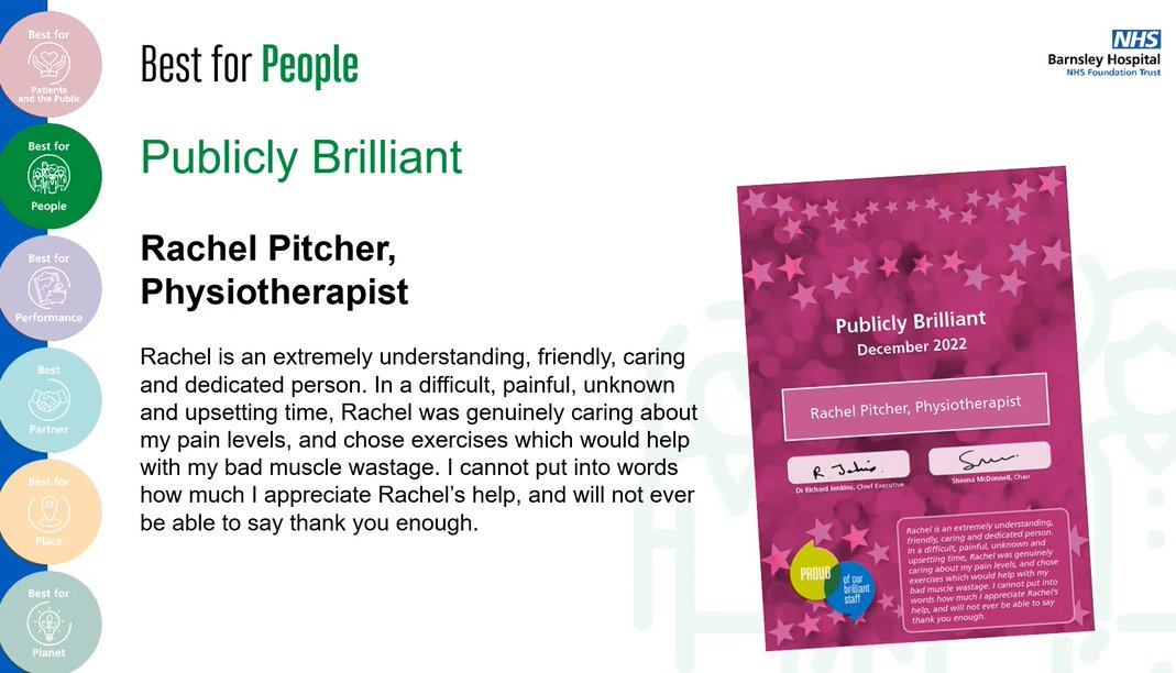 Barnsley Hospital AHPs 💙 (@ahpsbarnsley) on Twitter photo Well done Rachel Pitcher, one of our amazing Paediatric Physiotherapists <a href="/barnshospital/">Barnsley Hospital</a> 💫🙌🤩 Well done Rachel Pitcher, one of our amazing Paediatric Physiotherapists <a href="/barnshospital/">Barnsley Hospital</a> 💫🙌🤩