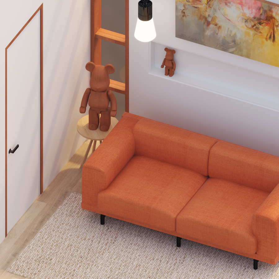 sunsetsenjaa's tweet photo. 2 years later and I made a quite familiar room😌
not 100% accurate with the original visual key because I made some minor adjustments with their dimensions and models

[Namjoon's room from BE album]
Software: SketchUp https://t.co/87ryqM7CzF