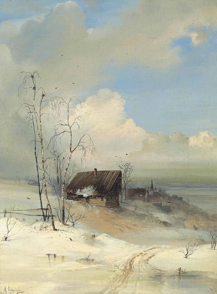 (The arrival of spring)
1880
Alexei Savrasov (1830-1897)