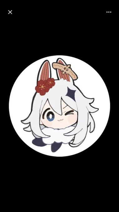 パイモンのアイコンがうさぎになってる!  