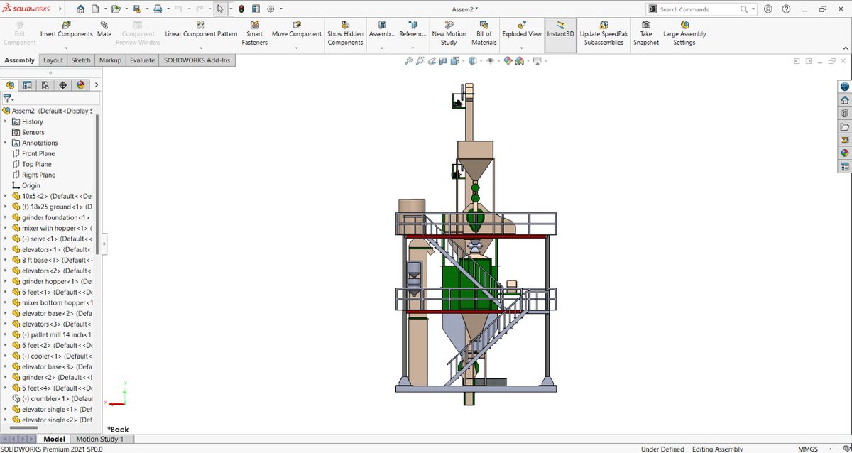 SitsEngineering's tweet photo. Cattle Feed Plant Modeling in SolidWorks.

Service Provided to:
NamDhari Agro Industries
Focal Point Khanna.

To Enquire For Design Services
Contact
📞:978-000-2423

:sitsengineering@gmail.com

#Sits #sitscampus #sirhind #fatehgarhsahib #desigining #solidworks #solidworks_model https://t.co/if4YMq08UP