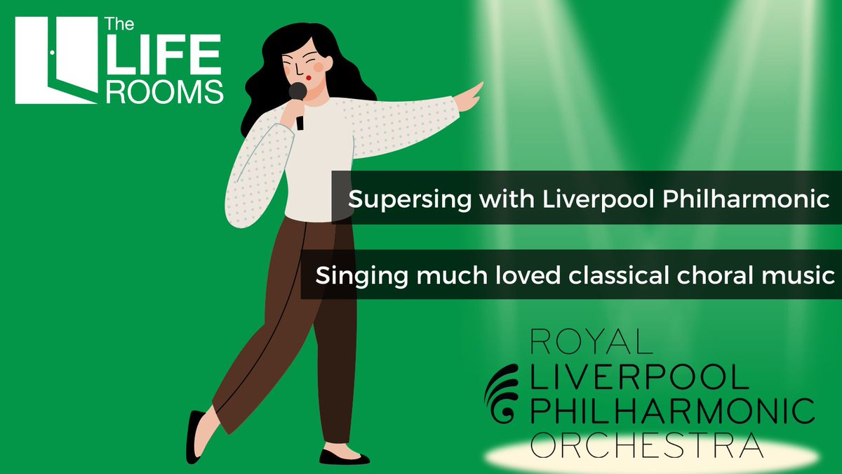 LifeRooms_MC's tweet photo. Liverpool Philharmonic Supersing is a fun and friendly course where you'll meet people, learn new skills and sing much-loved classical choral music🎙️
📍 Lee Valley Life Rooms every Thursday morning. No experience required!
https://t.co/tBX9qMHecQ
@liverpoolphil @liverpoolphilEd https://t.co/3xzeiNLWke