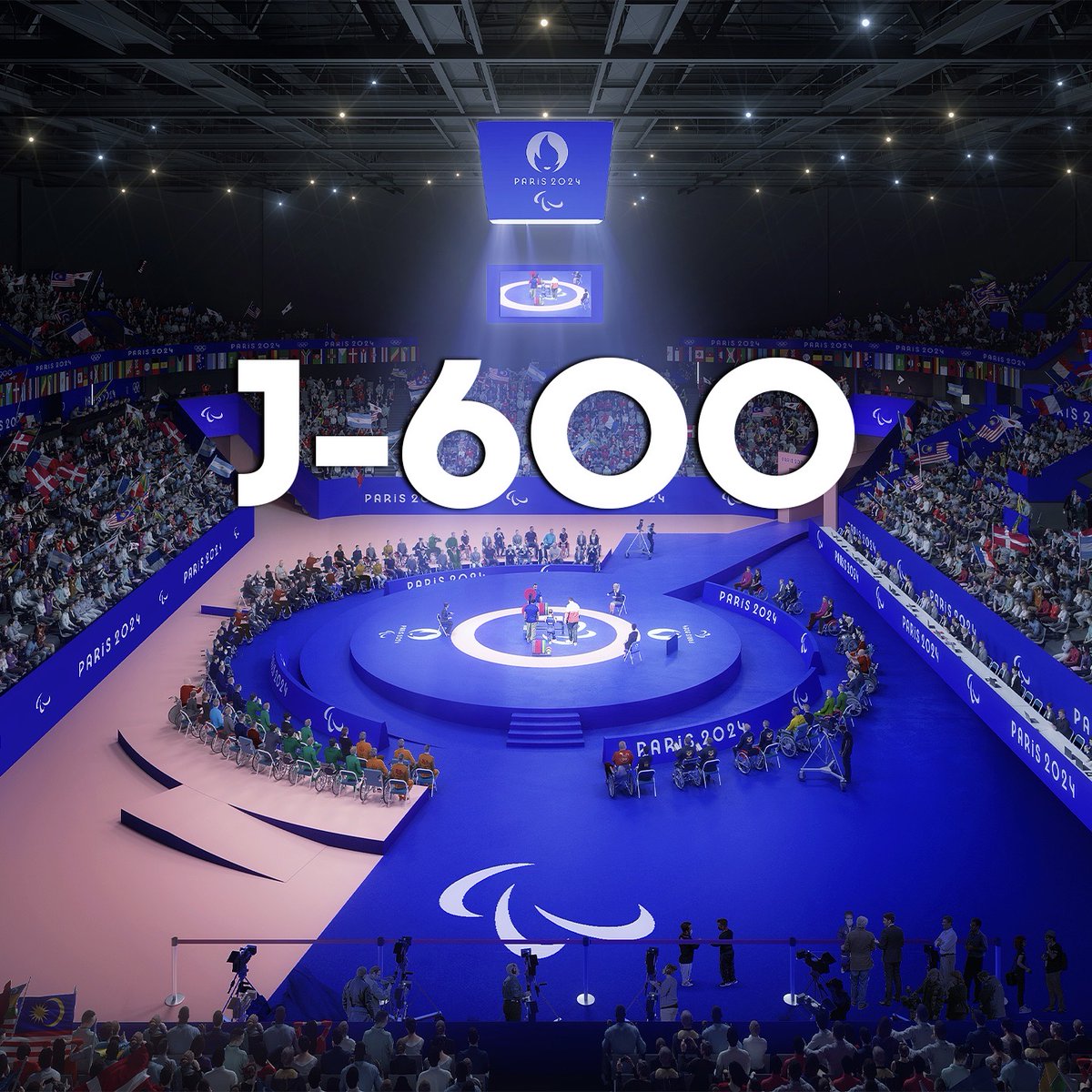 600 jours avant les Jeux Paralympiques de #Paris2024 ✨

Imaginez... l'Arena Porte de la Chapelle... les meilleurs para-athlètes du monde... et vous ! RDV en 2024 pour les 1ers Jeux Paralympiques d'été en France 🤩