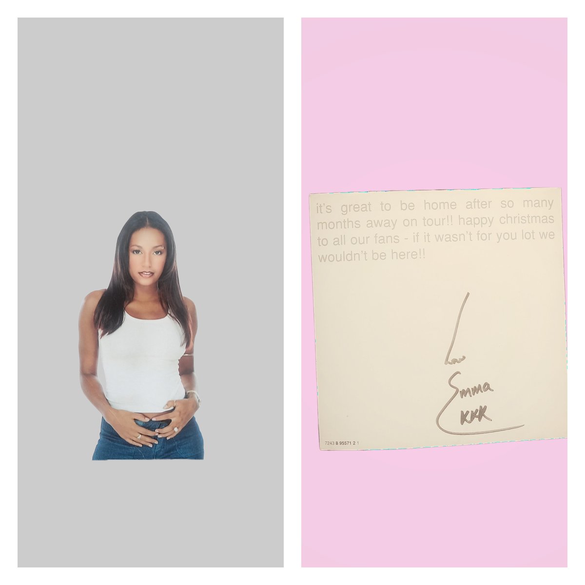 Original signed photo spice girl if not wroñg email me i want to sell xavier@hankygift.com